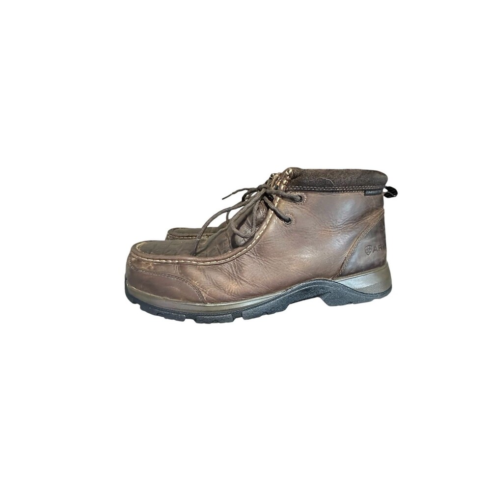 Ariat Men's Brown Edge LTE Moc WP Composite Toe Work Boot Size 14 EE Industrial